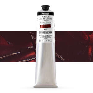 Vallejo Artist Akrilik Boya 200Ml Seri 6 824 Quinacridone Burnt Orange - 1