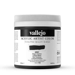 Vallejo Artist Akrilik Boya 500Ml Seri 1 301 Lamp Black - 3
