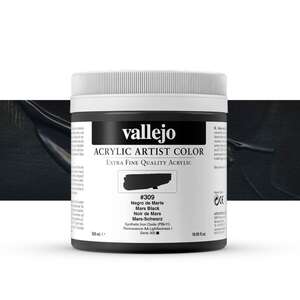 Vallejo Artist Akrilik Boya 500Ml Seri 1 309 Mars Black - 1