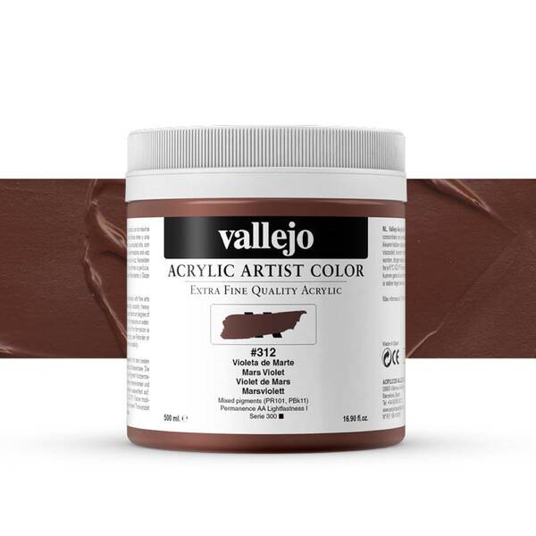 Vallejo Artist Akrilik Boya 500Ml Seri 1 312 Mars Violet - 1