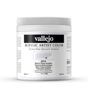 Vallejo Artist Akrilik Boya 500Ml Seri 1 314 Titanium White - 3