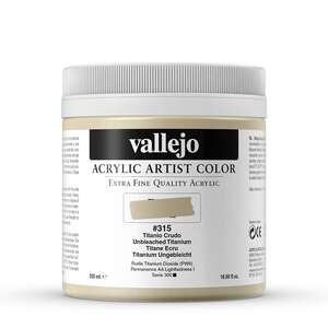 Vallejo Artist Akrilik Boya 500Ml Seri 1 315 Unbleached Titanium - 3