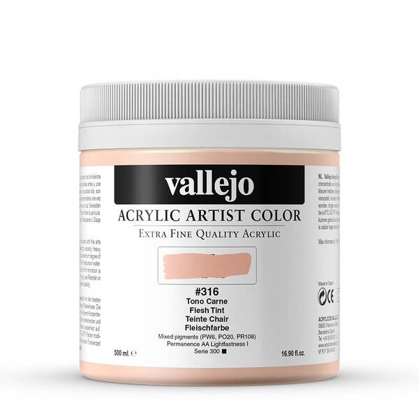 Vallejo Artist Akrilik Boya 500Ml Seri 1 316 Flesh Tint - 3