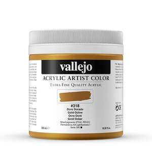 Vallejo Artist Akrilik Boya 500Ml Seri 1 318 Gold Ochre - 3