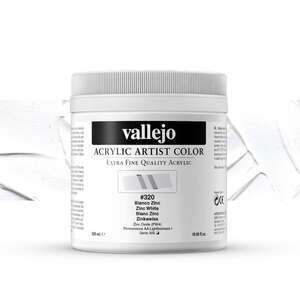 Vallejo - Vallejo Artist Akrilik Boya 500Ml Seri 1 320 Zinc White