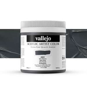Vallejo - Vallejo Artist Akrilik Boya 500Ml Seri 1 321 Dark Grey
