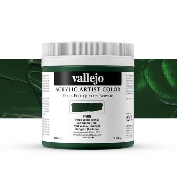 Vallejo Artist Akrilik Boya 500Ml Seri 2 408 Sap Green - 1