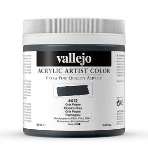 Vallejo Artist Akrilik Boya 500Ml Seri 2 412 Payne's Grey - 3