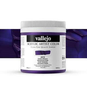 Vallejo Artist Akrilik Boya 500Ml Seri 2 413 Ultramarine Violet - Vallejo