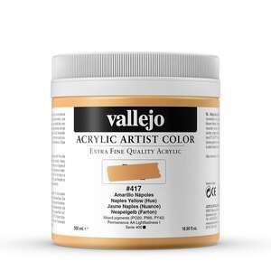 Vallejo Artist Akrilik Boya 500Ml Seri 2 417 Naples Yellow Hue - 3