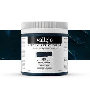 Vallejo - Vallejo Artist Akrilik Boya 500Ml Seri 2 418 Phthalo Turquoise