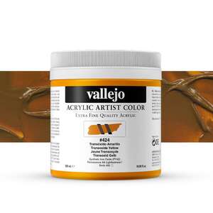 Vallejo - Vallejo Artist Akrilik Boya 500Ml Seri 2 424 Transoxide Yellow