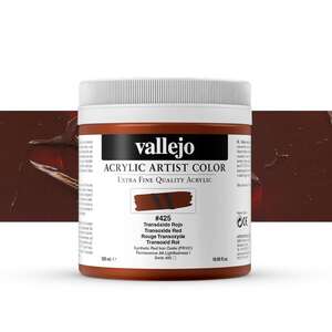 Vallejo Artist Akrilik Boya 500Ml Seri 2 425 Transoxide Red - Vallejo