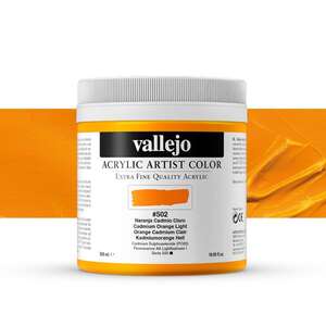 Vallejo Artist Akrilik Boya 500Ml Seri 3 502 Cadmium Orange Light - 1