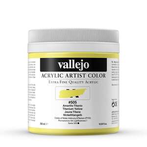 Vallejo Artist Akrilik Boya 500Ml Seri 3 505 Titanium Yellow - 3