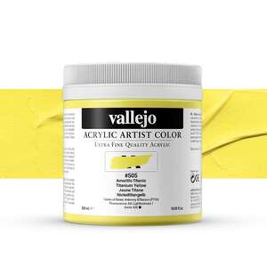 Vallejo - Vallejo Artist Akrilik Boya 500Ml Seri 3 505 Titanium Yellow