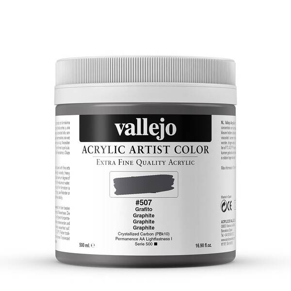 Vallejo Artist Akrilik Boya 500Ml Seri 3 507 Graphite - 3