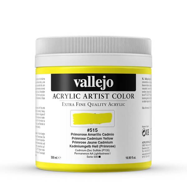 Vallejo Artist Akrilik Boya 500Ml Seri 3 515 Primrose Cadmium Yellow - 3