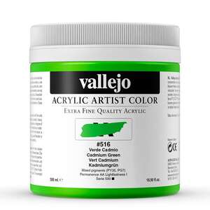 Vallejo Artist Akrilik Boya 500Ml Seri 3 516 Cadmium Green - 3