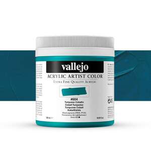 Vallejo Artist Akrilik Boya 500Ml Seri 4 604 Cobalt Turquoise - 1