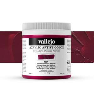 Vallejo Artist Akrilik Boya 500Ml Seri 4 606 Quinacridone Red Magenta - Vallejo