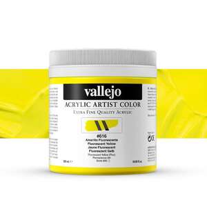 Vallejo - Vallejo Artist Akrilik Boya 500Ml Seri 4 616 Fluorescent Yellow