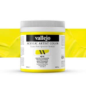 Vallejo Artist Akrilik Boya 500Ml Seri 4 616 Fluorescent Yellow - Vallejo
