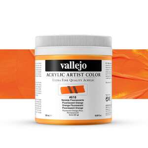 Vallejo Artist Akrilik Boya 500Ml Seri 4 618 Fluorescent Orange - Vallejo
