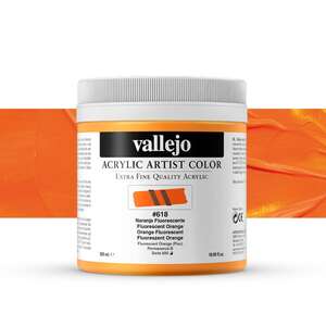 Vallejo Artist Akrilik Boya 500Ml Seri 4 618 Fluorescent Orange - 1