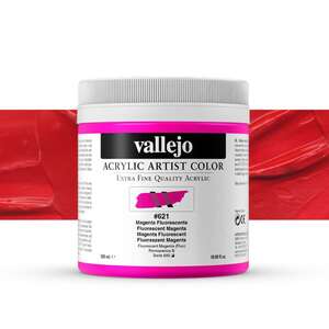 Vallejo Artist Akrilik Boya 500Ml Seri 4 621 Fluorescent Magenta - Vallejo