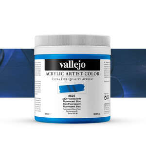 Vallejo Artist Akrilik Boya 500Ml Seri 4 622 Fluorescent Blue - Vallejo