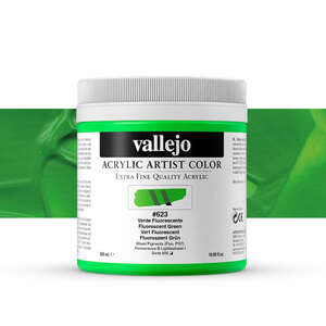 Vallejo - Vallejo Artist Akrilik Boya 500Ml Seri 4 623 Fluorescent Green