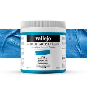 Vallejo Artist Akrilik Boya 500Ml Seri 5 714 Iridescent Blue - Vallejo