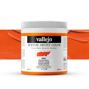 Vallejo Artist Akrilik Boya 500Ml Seri 6 803 Cadmium Orange - 1