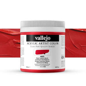 Vallejo - Vallejo Artist Akrilik Boya 500Ml Seri 6 805 Cadmium Red Medium