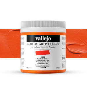 Vallejo - Vallejo Artist Akrilik Boya 500Ml Seri 6 806 Cadmium Red Light