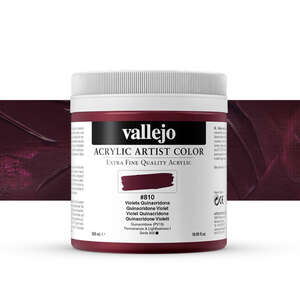 Vallejo Artist Akrilik Boya 500Ml Seri 6 810 Quinacridone Violet - 1