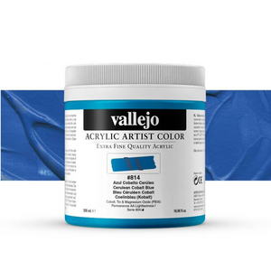 Vallejo Artist Akrilik Boya 500Ml Seri 6 814 Cerulean Cobalt Blue - 1