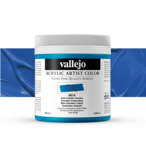 Vallejo Artist Akrilik Boya 500Ml Seri 6 814 Cerulean Cobalt Blue - Vallejo