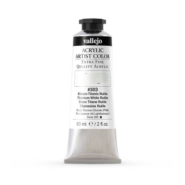 Vallejo Artist Akrilik Boya 60Ml Seri 1 303 Titanium White Rutile - 3