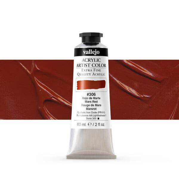 Vallejo Artist Akrilik Boya 60Ml Seri 1 306 Mars Red - 1