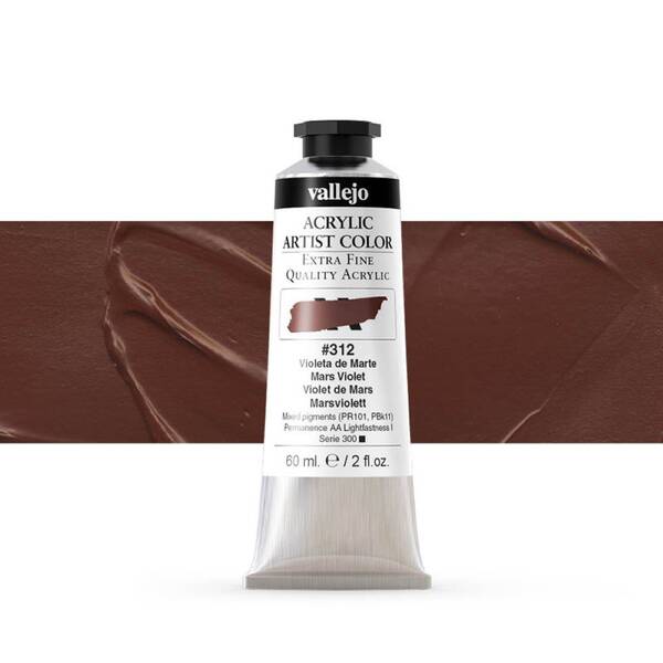 Vallejo Artist Akrilik Boya 60Ml Seri 1 312 Mars Violet - 1