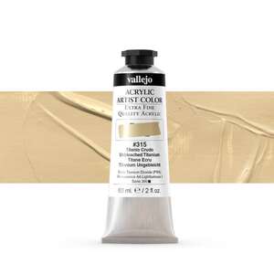 Vallejo Artist Akrilik Boya 60Ml Seri 1 315 Unbleached Titanium - 1