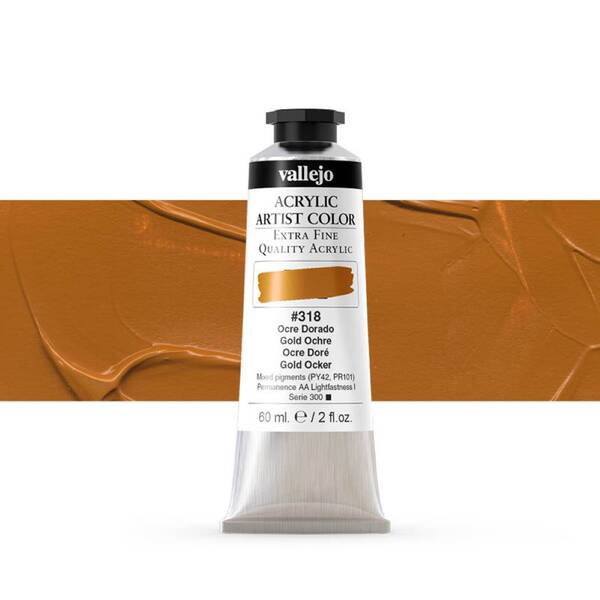 Vallejo Artist Akrilik Boya 60Ml Seri 1 318 Gold Ochre - 1