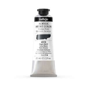 Vallejo Artist Akrilik Boya 60Ml Seri 1 319 Ivory Black - 3