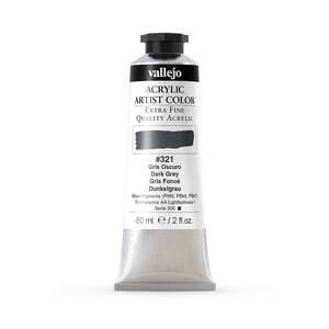 Vallejo Artist Akrilik Boya 60Ml Seri 1 321 Dark Grey - 3
