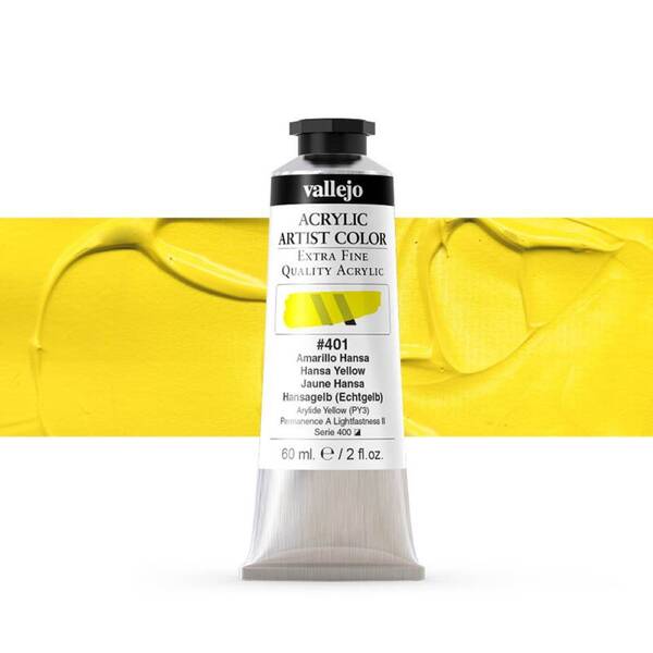 Vallejo Artist Akrilik Boya 60Ml Seri 2 401 Hansa Yellow - 1