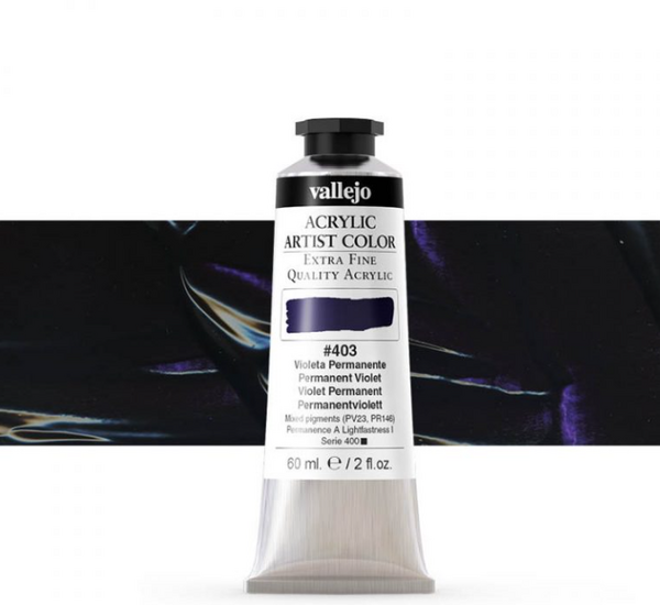Vallejo Artist Akrilik Boya 60Ml Seri 2 403 Permanent Violet - 1