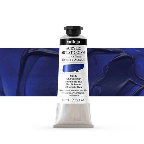 Vallejo Artist Akrilik Boya 60Ml Seri 2 406 Ultramarine Blue - 1