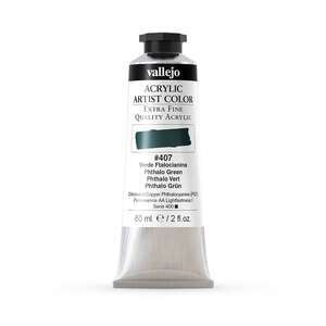 Vallejo Artist Akrilik Boya 60Ml Seri 2 407 Phthalo Green - 3